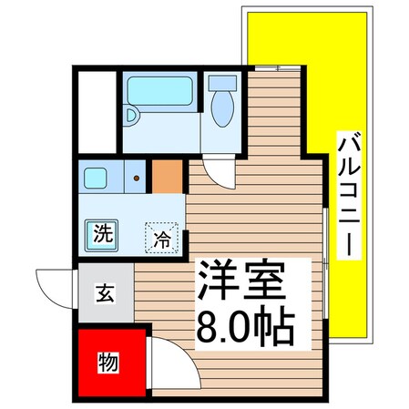 門前ビルの物件間取画像